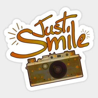 Just a happy smile Sticker